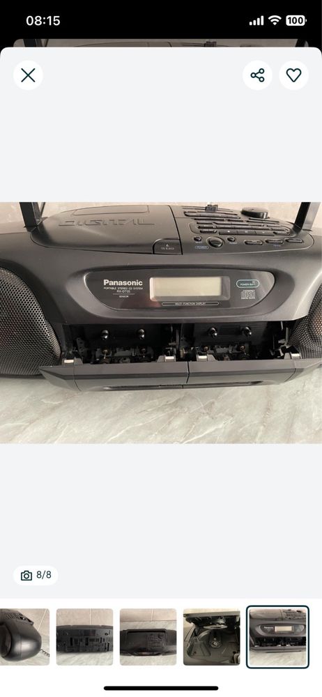 Panasonic RX-DT 55. Магнітола