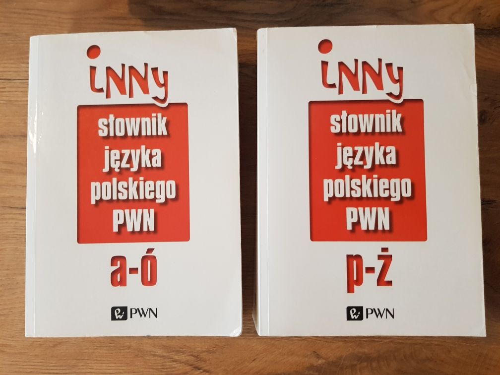 Inny Słownik Języka Polskiego PWN dwa tomy
