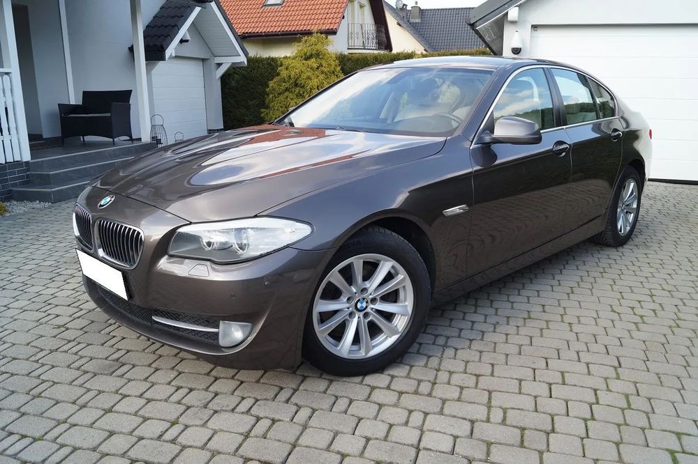 BMW Seria 5 # BENZYNA # nawigacja # skóra # BEZWYPADKOWE # Zarejestrowane #