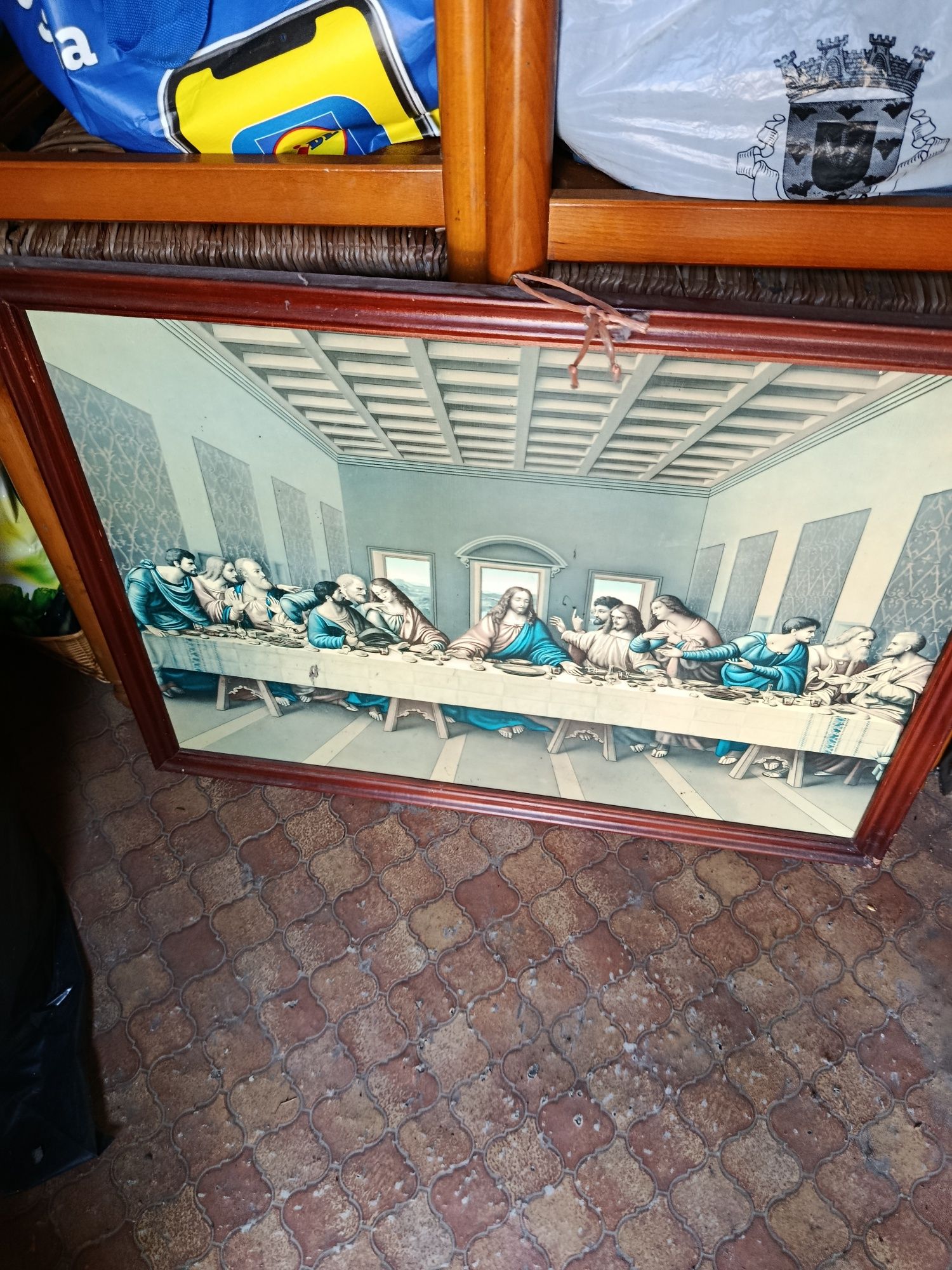 Quadro ceia de Cristo
