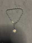 Pulseira em prata oxidada e dourada