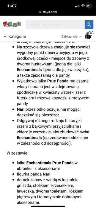 Zestaw leśny domek Enchantimals