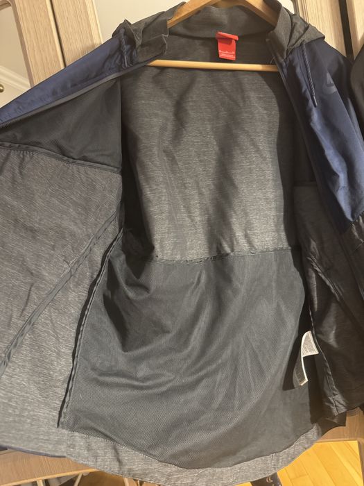 Nike куртка вітровка дощовик оригінал синя сіра xl