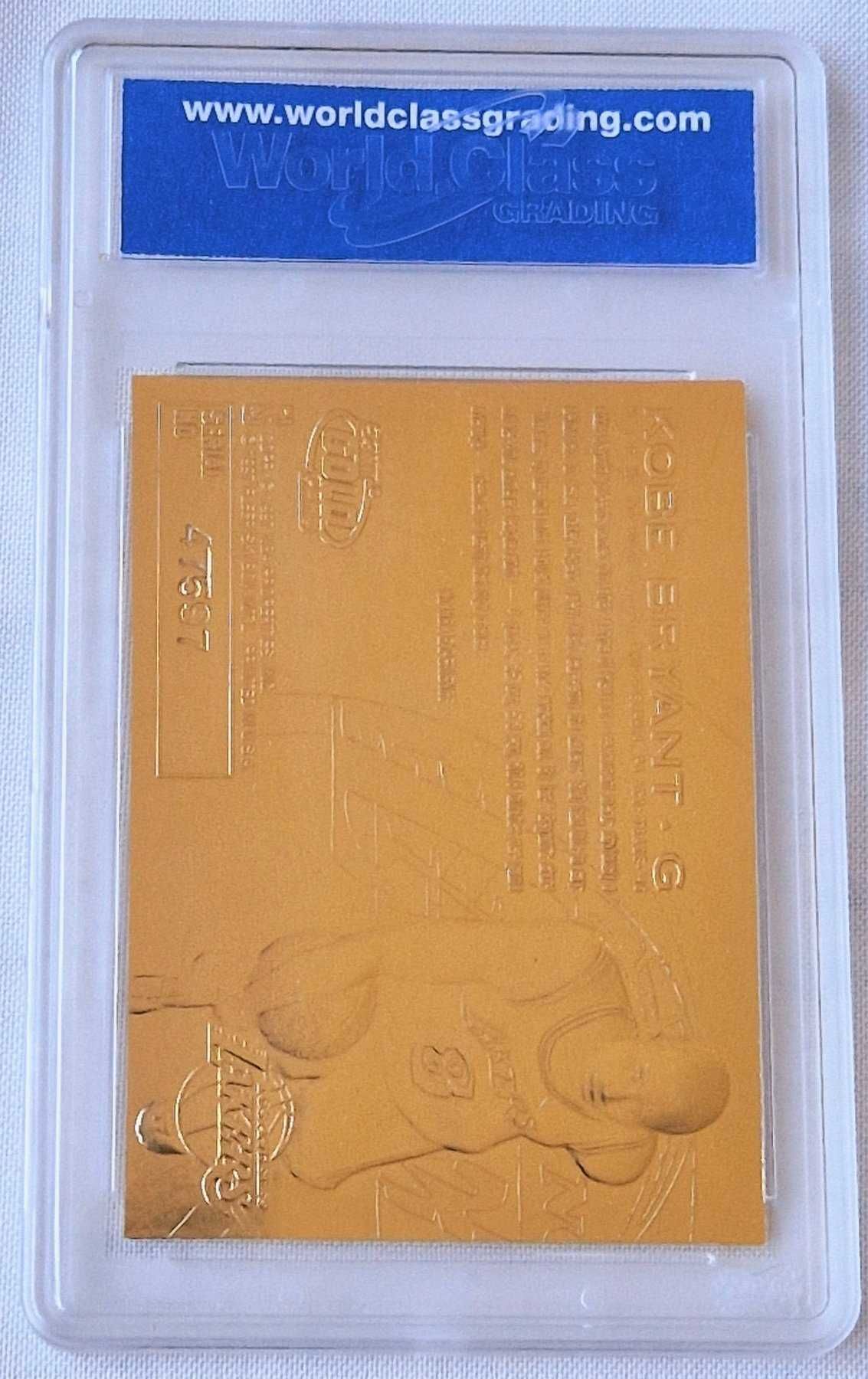1996/97 Fleer Kobe Bryant Rookie | 23KT Gold | WCG 10