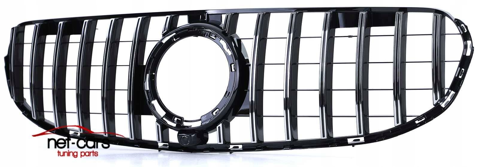 Grill MERCEDES GLC X253 C253 19- Panamericana czarny połysk chrom