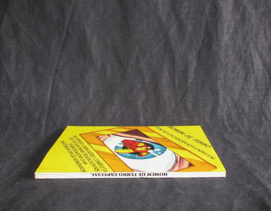 Livro BD Homem de Ferro Edição Encadernada da Mini-Série 1989