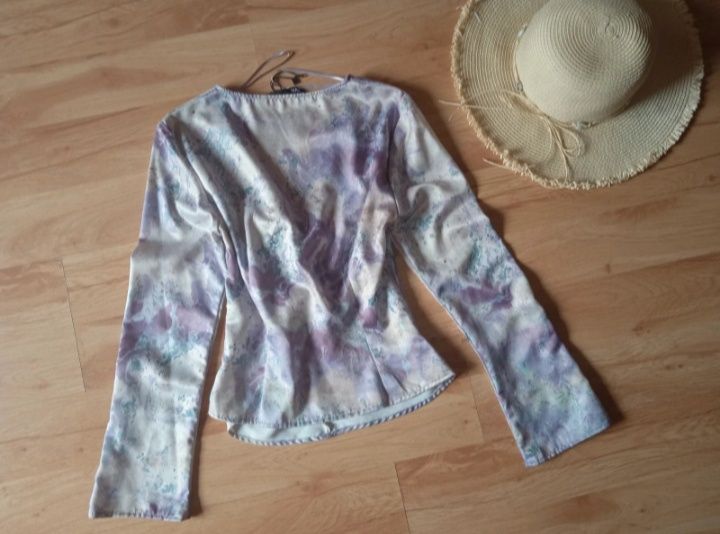 Bluzka liliowa Zara S