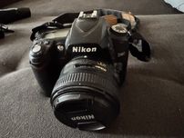 Zestaw lustrzanka d90 obiektywy 50 i 105 mm