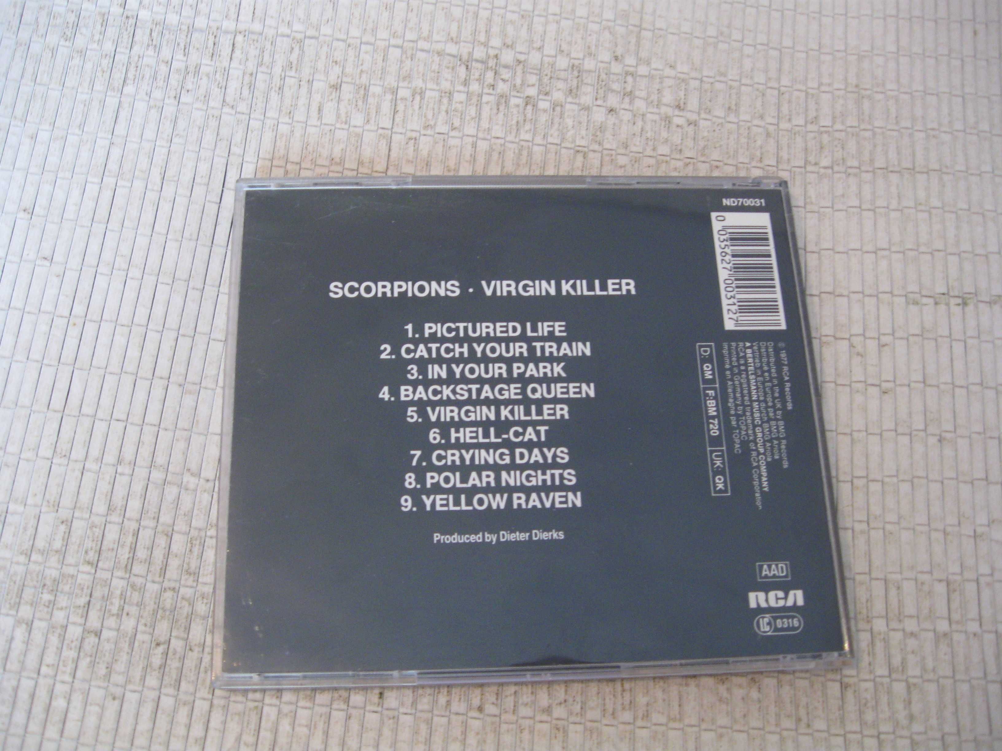 scorpions / virgin killer / 1977  ( 8 cd фирм )