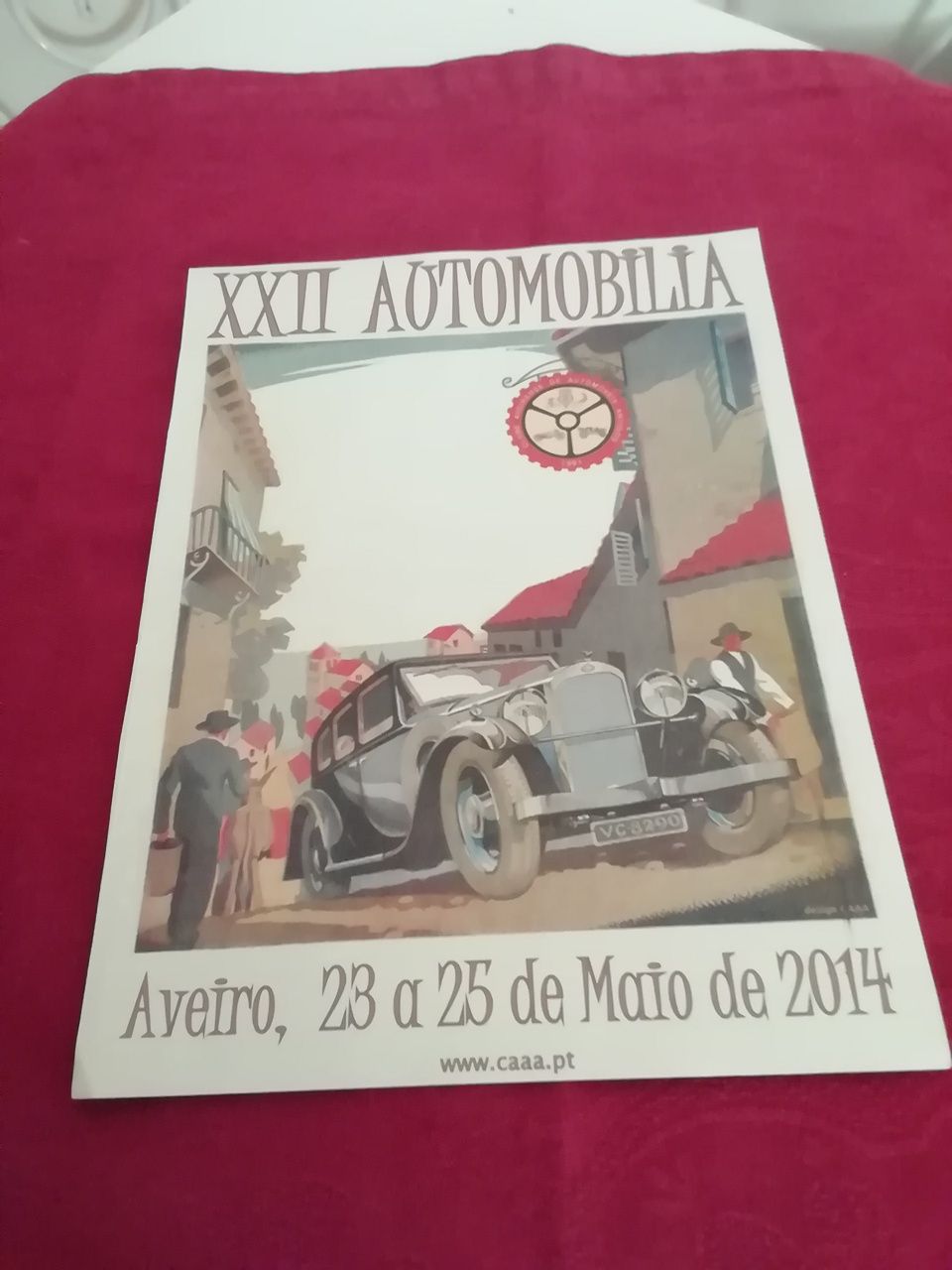 Cartaz da XXII Automobilia Aveiro 2014