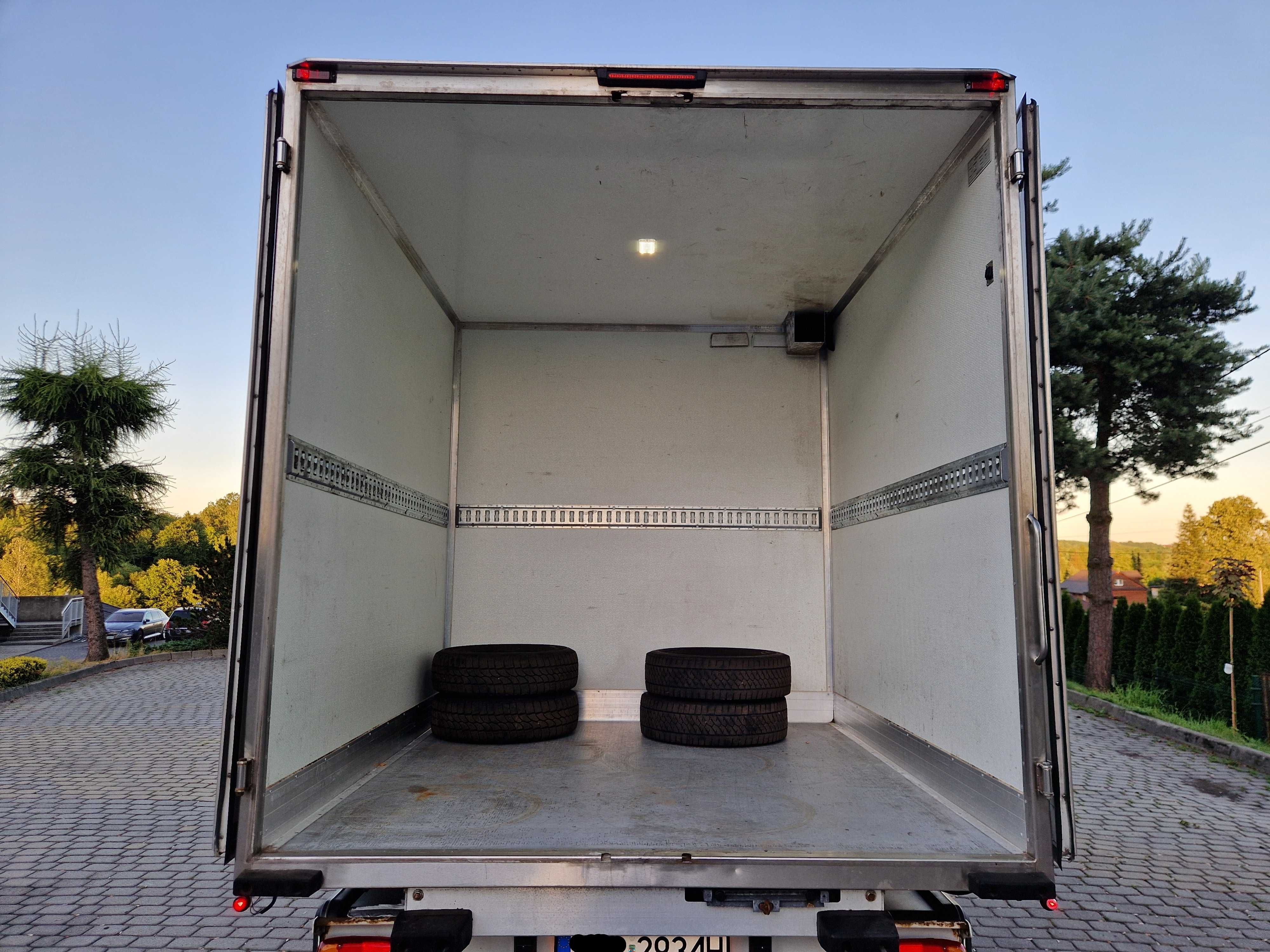Fiat Ducato 180KM Max Kontener Izoterma Kamper Van Webasto Łóżko Klima