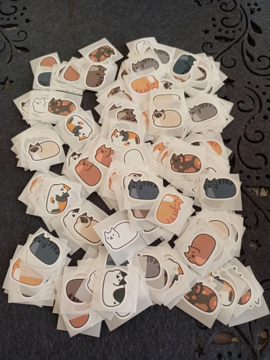 Naklejki koty - cena za całość