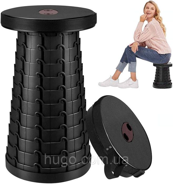 Складний стілець, чорний,новий