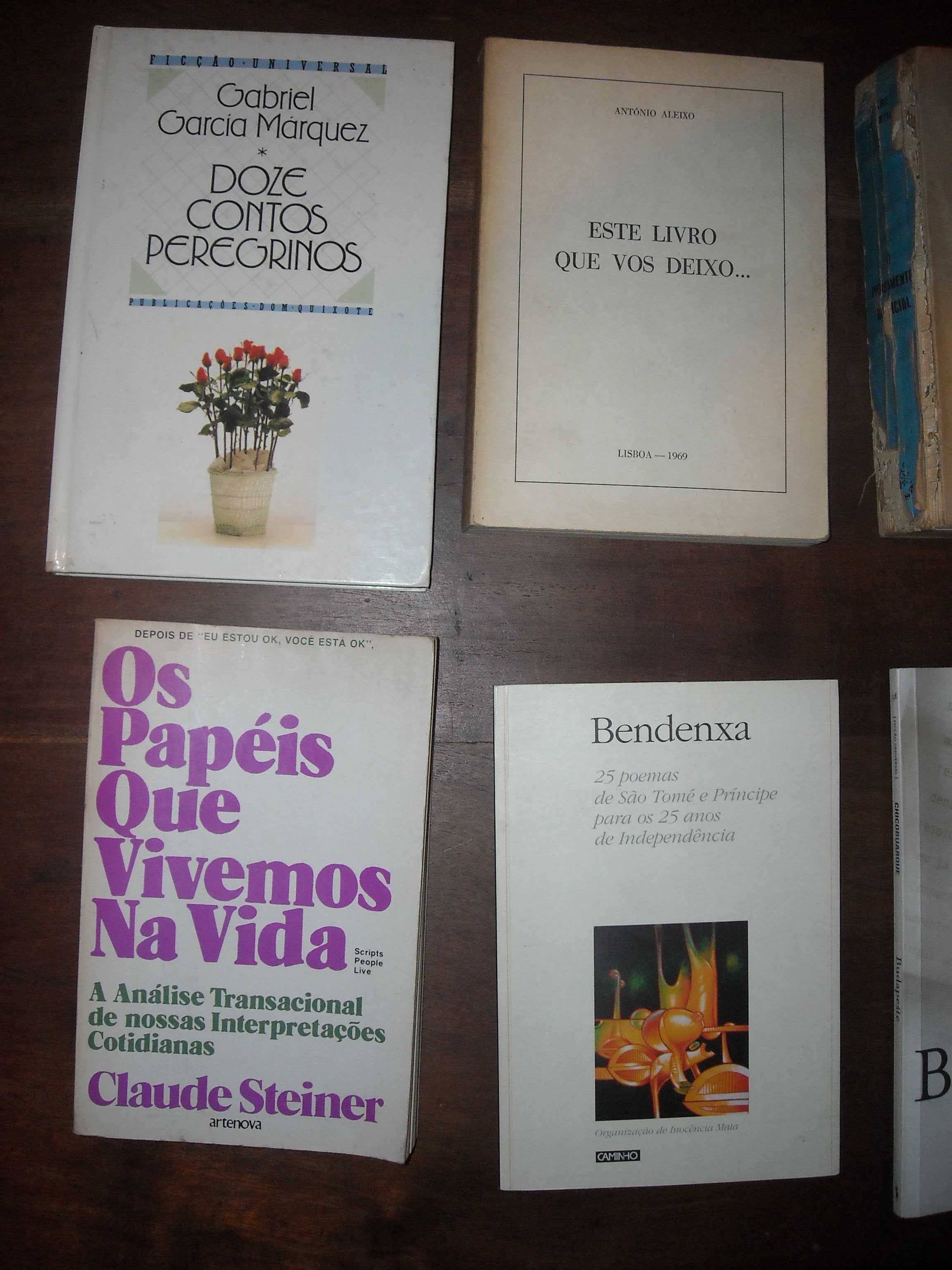 Livros Garcia Marquez, Aleixo, Buarque, Steiner, Latil, S. Tome