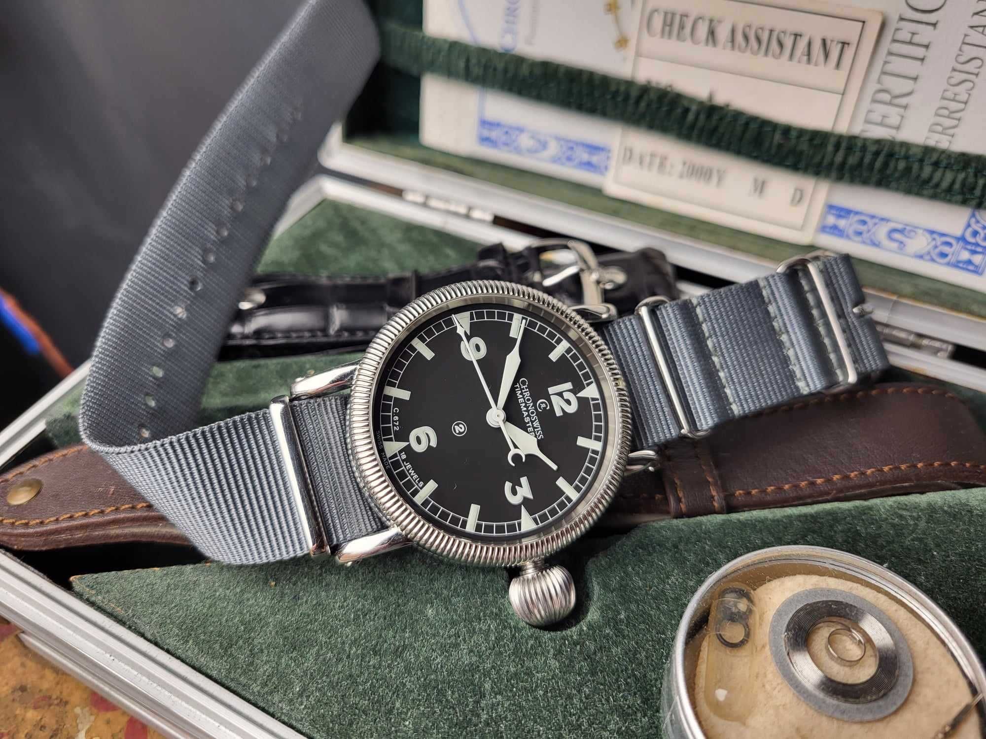 Chronoswiss Timemaster CH 6233 mechanizm manualny Unitas