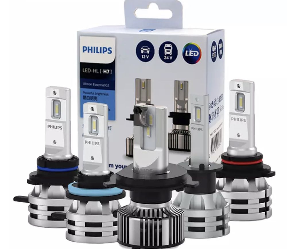 Led лампы Philips h4/h7/h8/h11/h16