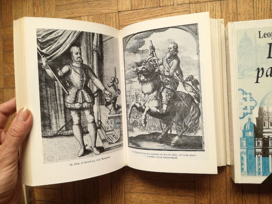 Dzieje papiestwa, Leopold von Ranke, dwa tomy w twardej oprawie