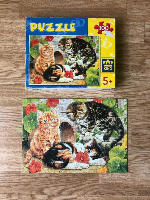 puzzle koty 100szt.