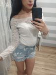 Body białe koronkowe