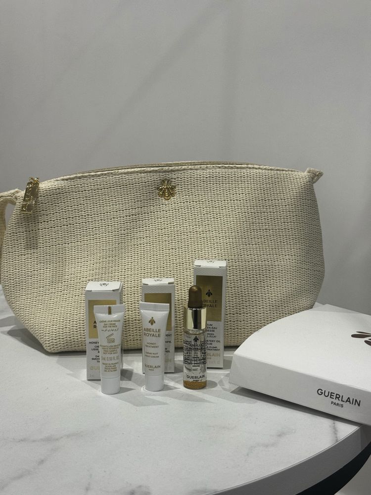 Набір guerlain косметичка + засоби