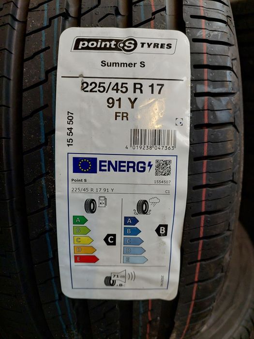 NOWE opony letnie 225/45R17 Point S Summer S WYSYŁKA