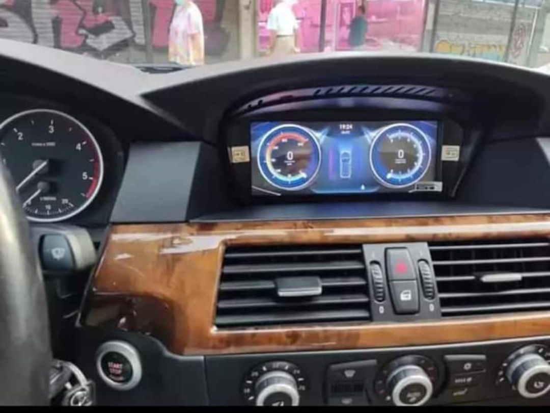 Rádio Android 12 com GPS BMW E60 E61 E62 E63 E90 E91 E92 E93 (Novo)