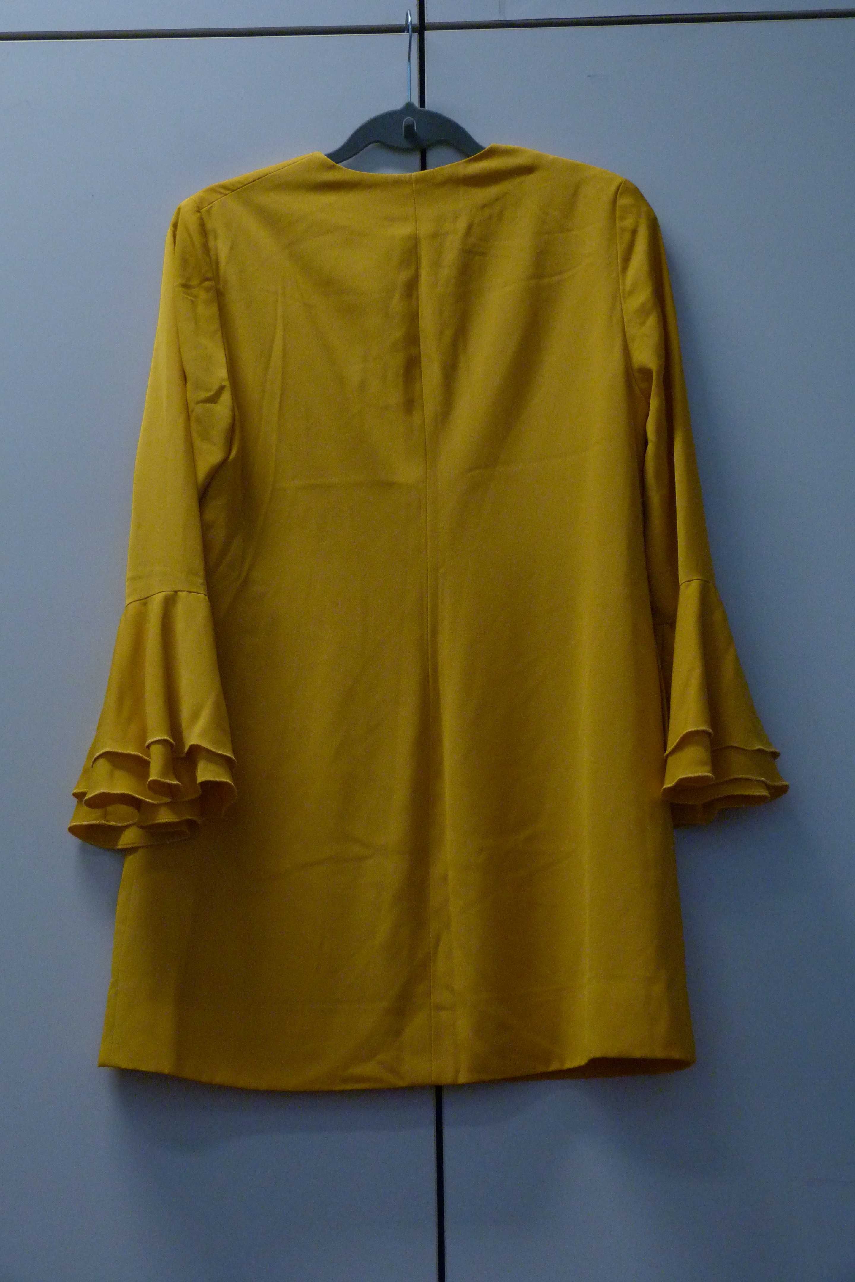 Vestido amarelo torrado