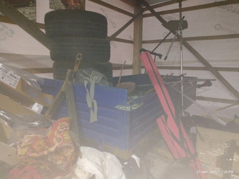 Прицеп двох осьний для мототрактора,трактора