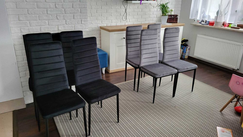 Piękne i eleganckie krzesła VELVET w super cenie SUPER JAKOŚĆ