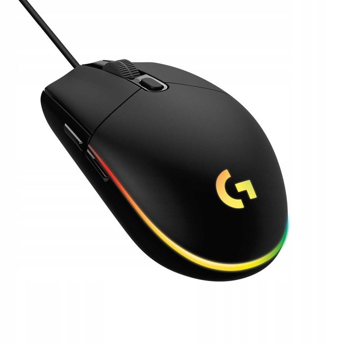 Myszka przewodowa Logitech G203 LightSync sensor optyczny