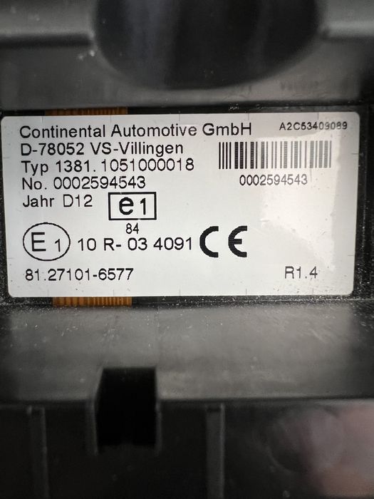 Тахограф цыфровой VDO1381. SE 5000. 12/24  v