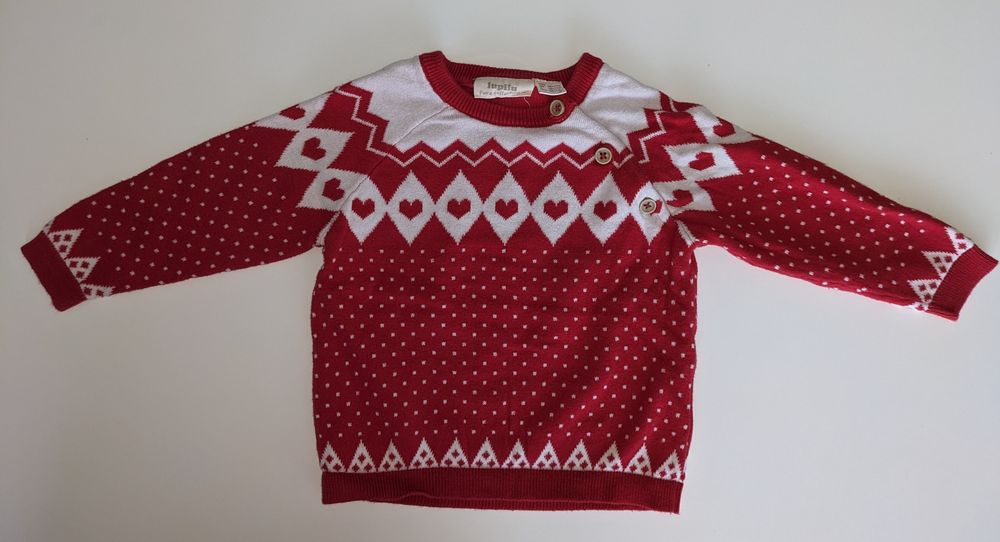 Bluzka-sweterek czerwona