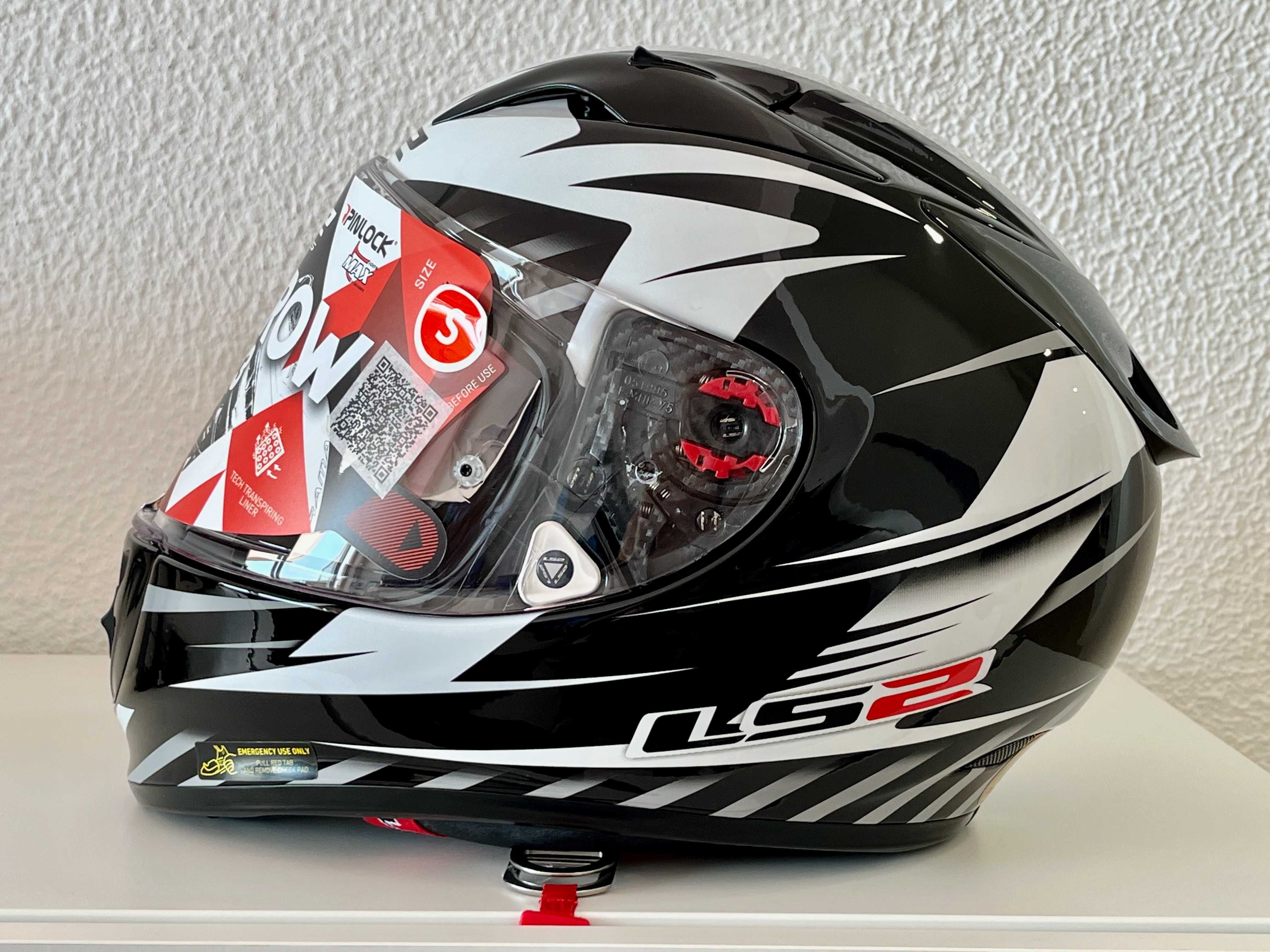 Capacete Ls2 ff323 Arrow R Matrix, Carbon/Kev.NOVO (40% Desconto) Tm S