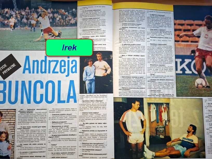 Miesięcznik "Piłka Nożna - Magazyn" - rocznik 1990
