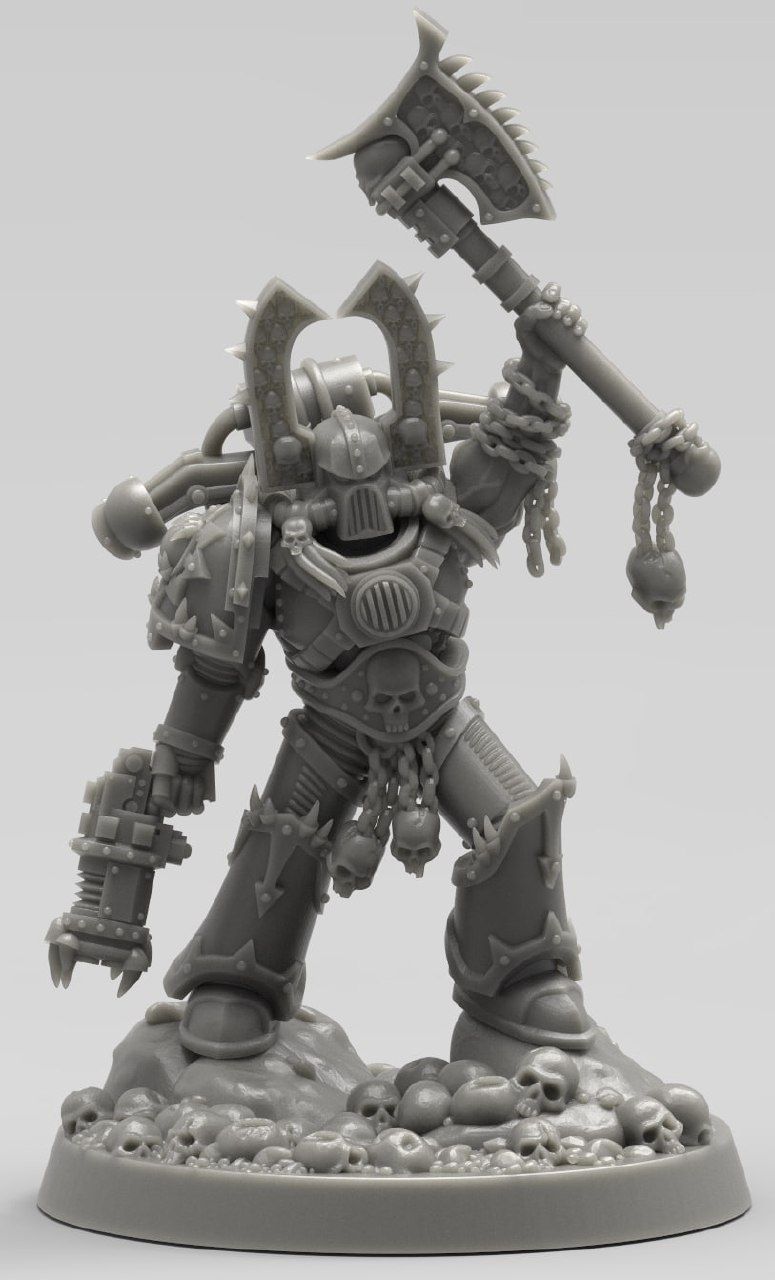 WARHAMMER 40000 3д друк 3d Вархамер Космодесант фотополімерний мініатю