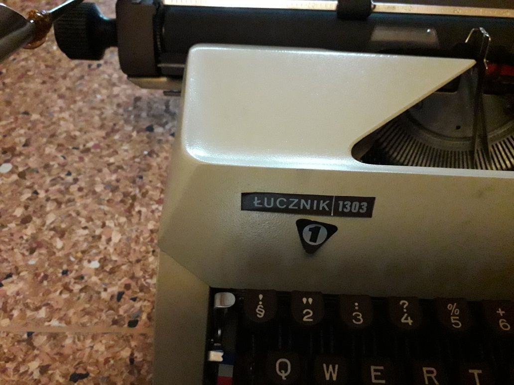 Maszyna do pisania Łucznik 1303, oryginalna instrukcja