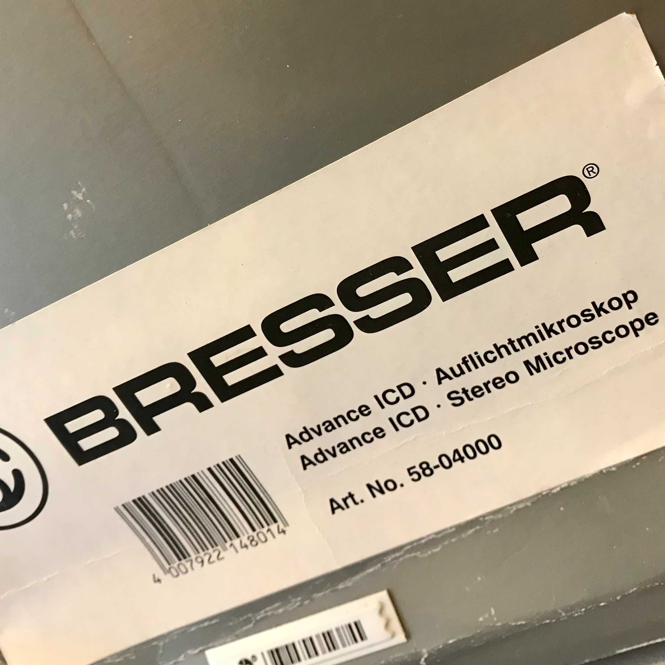 BRESSER Advance ICD 10x-160x Mikroskop STEREOSKOPOWY komplet OKAZJA