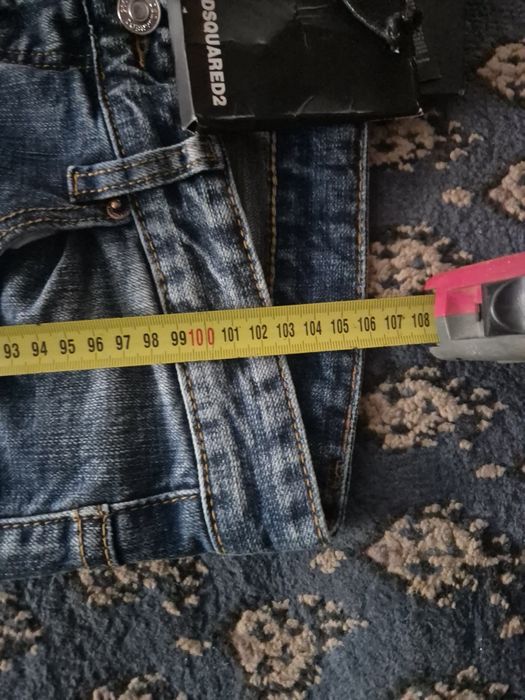 Dsquared2 spodnie męskie wysoki stan