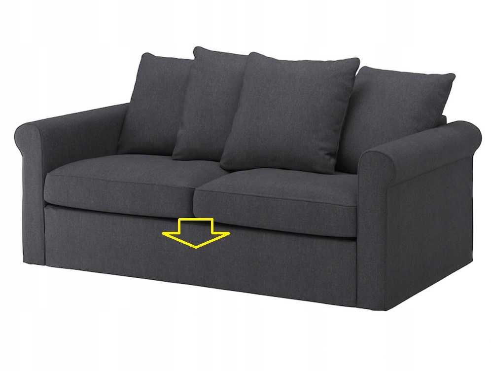 Tylne nowe pokrycie sofy IKEA gronlid sporda 2-osob. rozkładanej