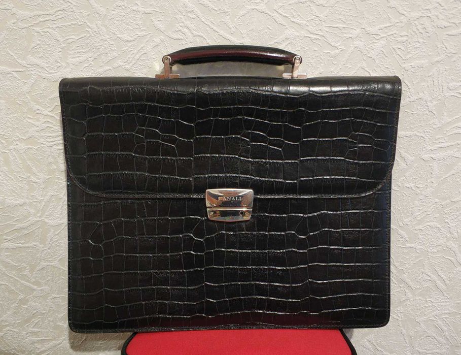 Canali кожаный портфель