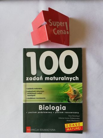 książka "100 zadań maturalnych Biologia"