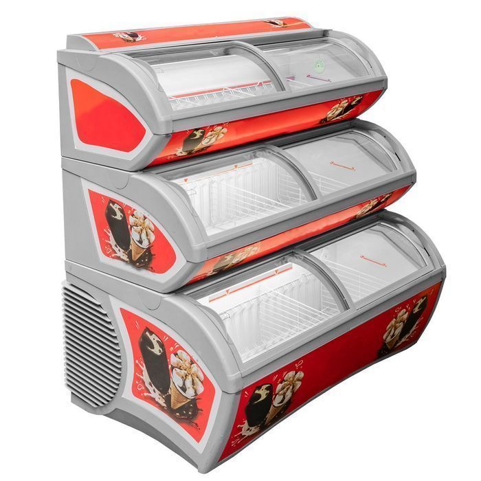 Zamrażarka 3 poziomowa na lody mrożonki IARP VISIMAX III CA 3D 491 L
