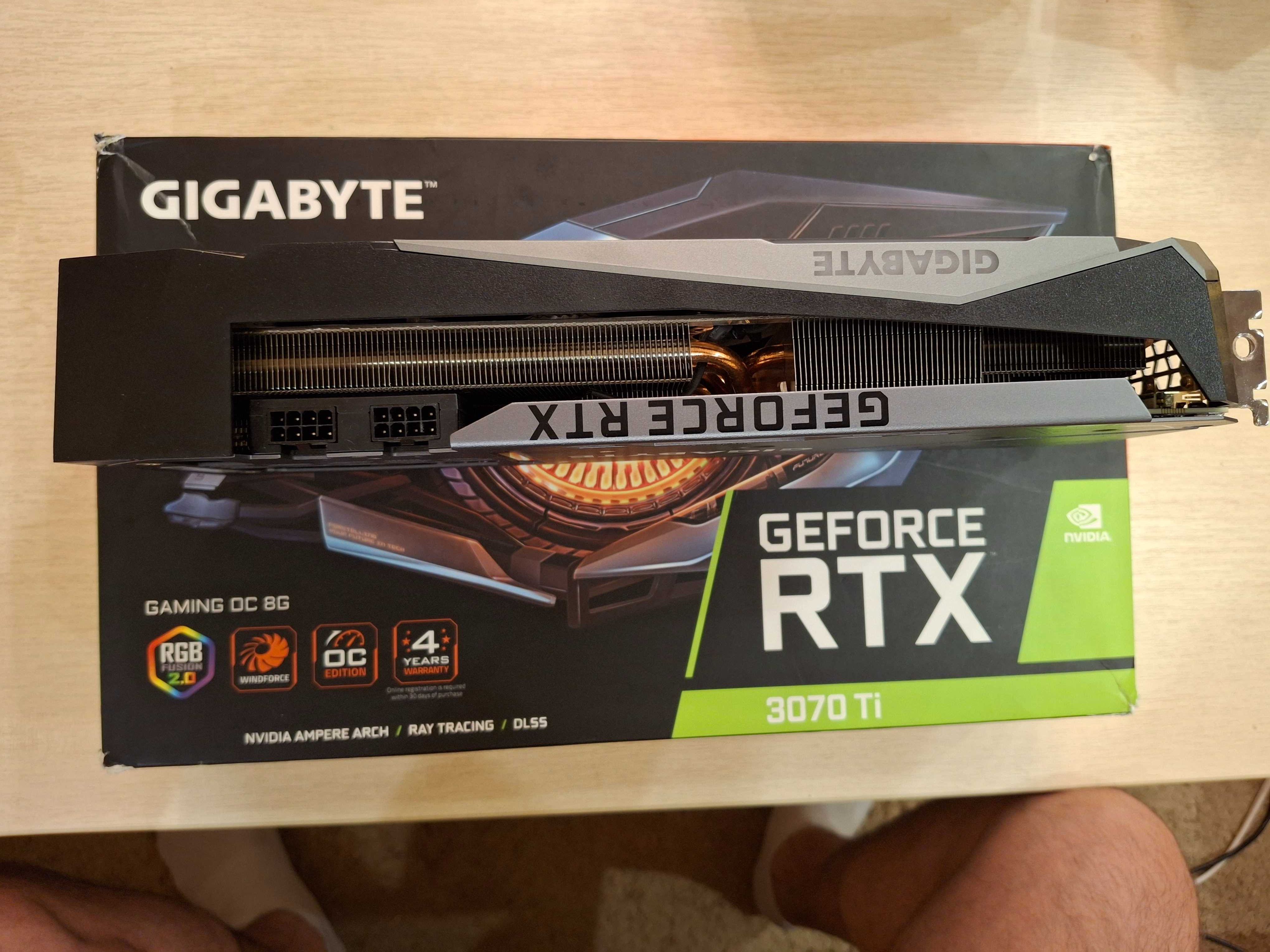 Продам відеокарту GIGABYTE GEFORCE RTX 3070 TI  OC