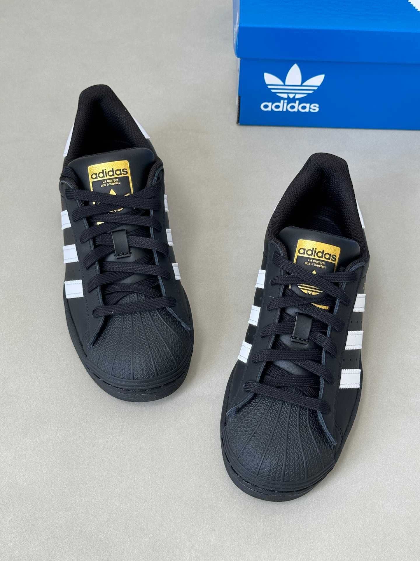 Adidas/Czarne/Buty/Superstar/Unisex/Rozmiar 40