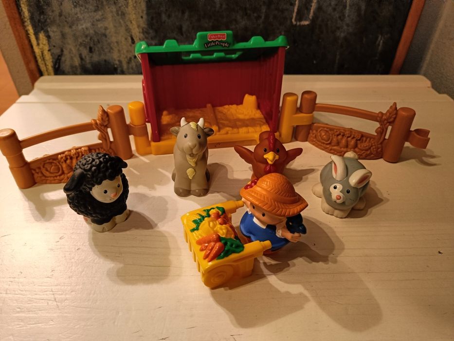 77710 little people fisher Price figurki kurnik zestaw do farma