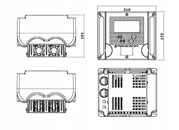 Falownik pompy IVR 10 - 030S (0,37-2,2kW, 230V/ 12A) IBO