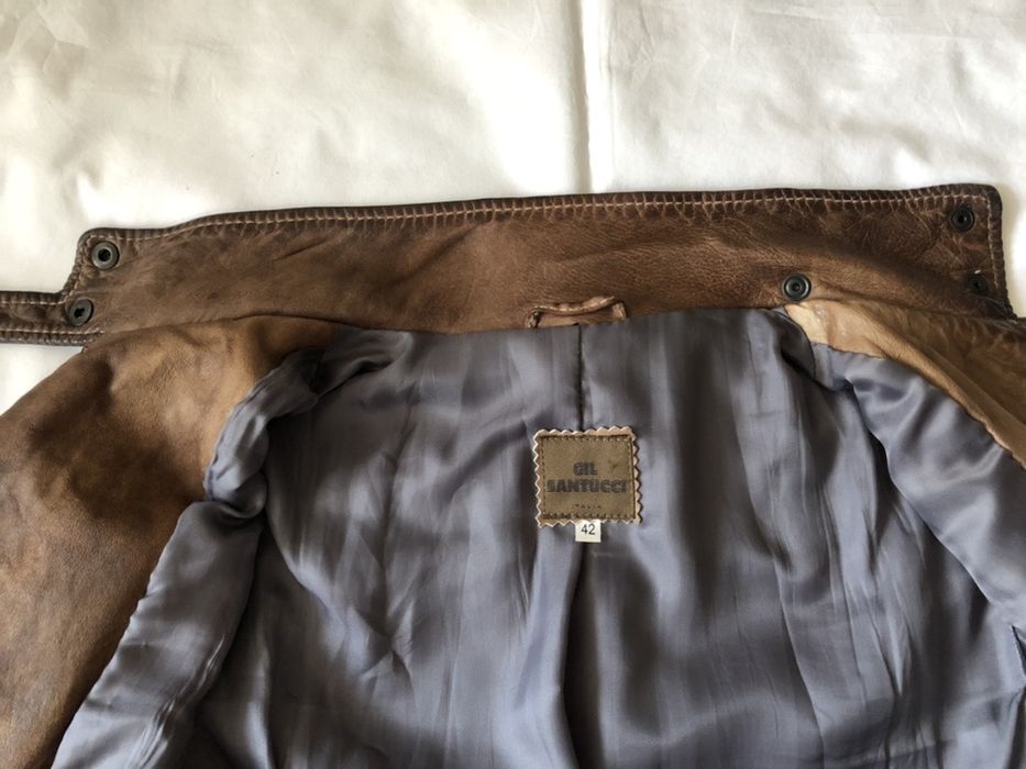 Куртка косуха Gil Santucci. Италия. Кожа 100%