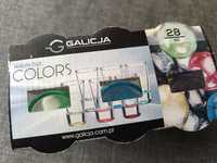 Komplet 6 kieliszków 28ml w różnych kolorach firma Galicja