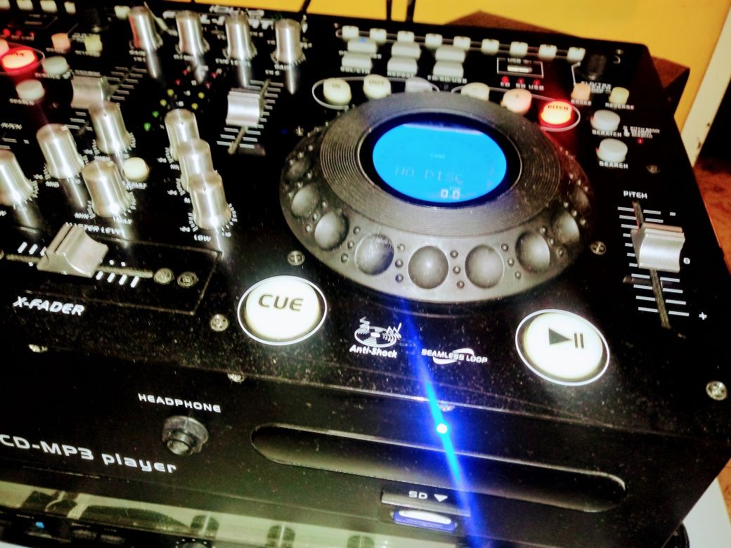 Kontroler cd mp3 usb sd mikser mix