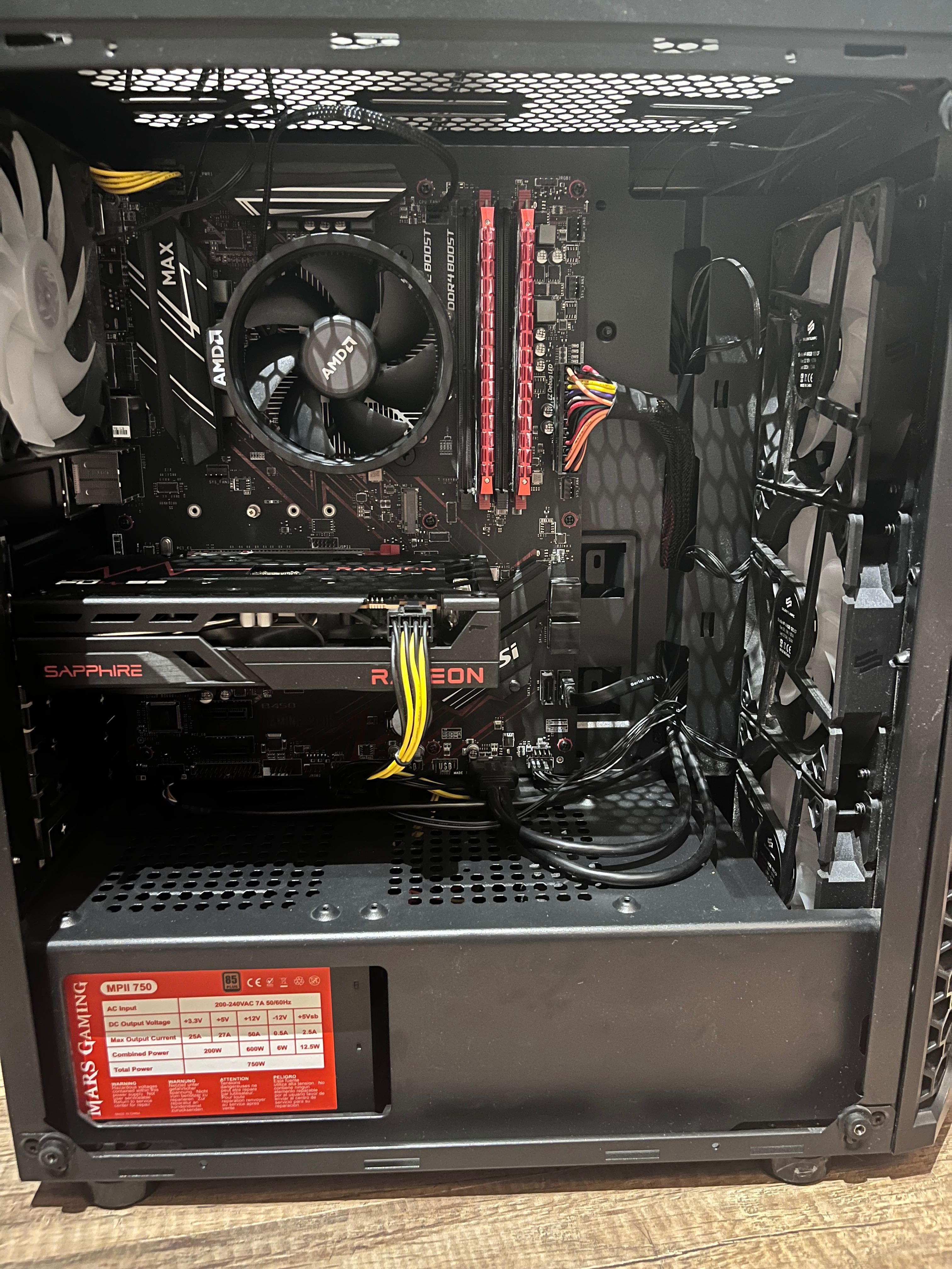 Ryzen 5 3600, Radeon 6600, 16gb RAM